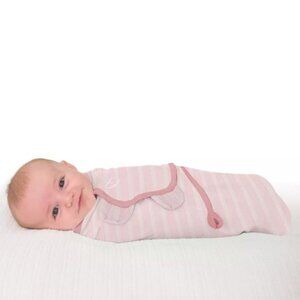 SwaddleMe | Original Swaddle Wrap "Feather Stripe" | Size Large (3-6 Months)